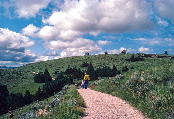 istock Scotts Bluff NM - Walking the Trail - 1981 2212607306
