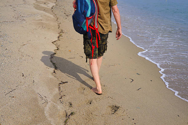istock Beach walk along the Olympic Riviera in Platamonas - Greece 2212609289