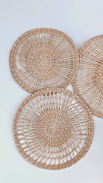 istock Wicker wall decoration. wicker wall ornament. 2212614684