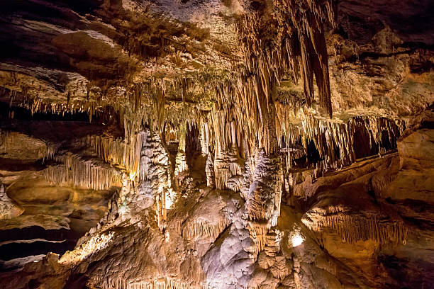 istock Speleothem formations in Luray Caverns, Virginia 2212617595