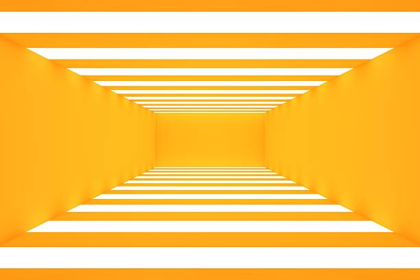 Abstract background, stage geometry shaped podium mockup for product display, tunnel with lights