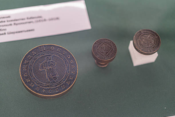Organic Wax Stamp. 3D Render