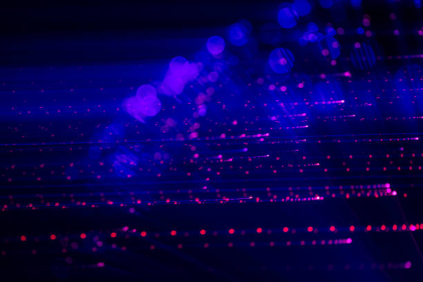 istock Abstract background made of bright light trails and spots 2212632968