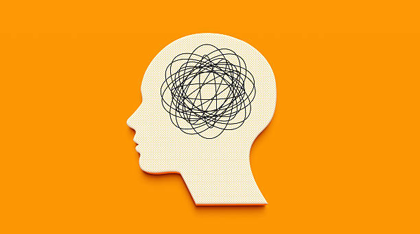 istock Confused Mind Tangled Thoughts Mental Health Concept Silhouette 2212635430
