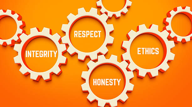 istock Ethics Respect Honesty Integrity Business Values Gears Paper Cut 2212635834