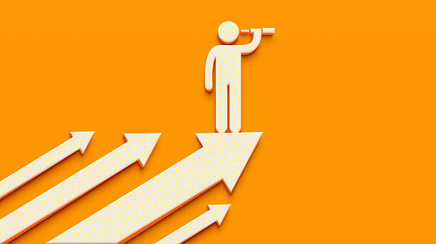 istock Leadership Vision Future Planning Telescope Arrows Paper Cut 2212636296