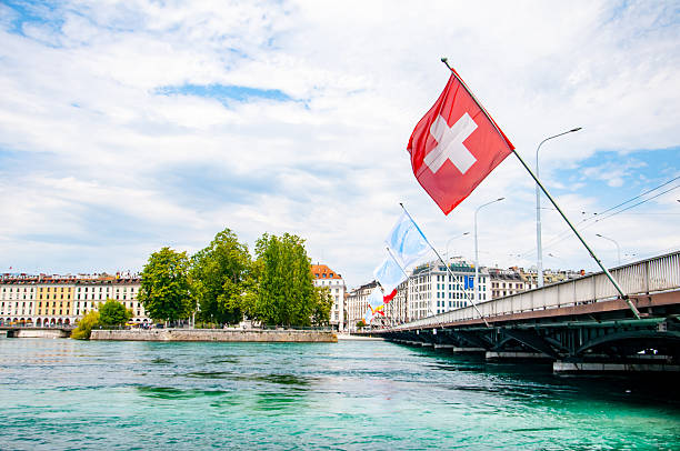 istock Beautiful scenery in Geneva, Switzerland 2212670082