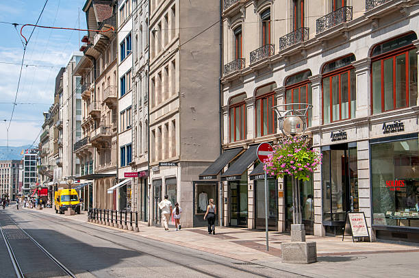 istock Beautiful scenery in Geneva, Switzerland 2212670924