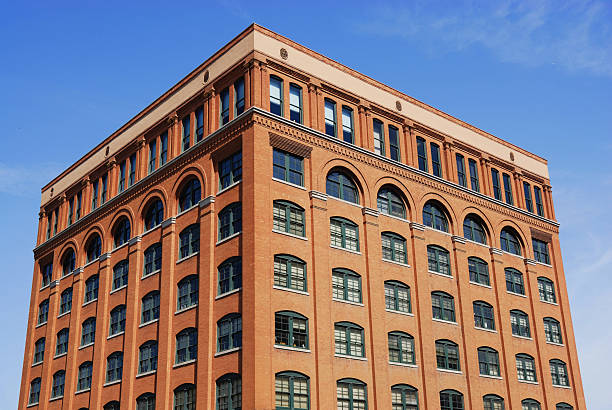 istock close up on old brick building in downtown 2212675547