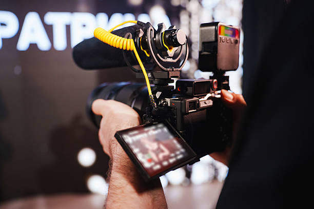 istock Capturing moments with a camera equipped for high-quality audio and video 2212689456