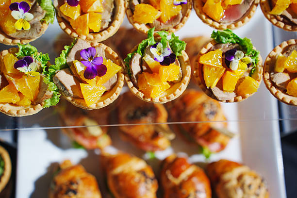 istock Colorful hors d'oeuvres featuring fresh ingredients and decorative garnishes 2212690653