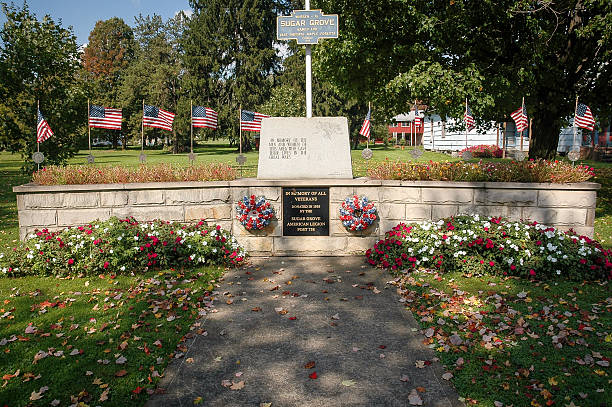 istock Veteran Memorial in Sugar Grove, Pennsylvania 2212690868