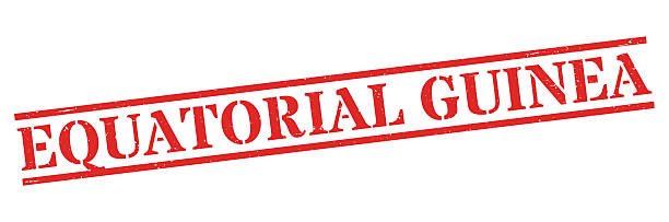 Equatorial Guinea - Red rubber stamp on blank background Equatorial Guinea. Grunge rubber stamp for your own design, isolated on a white background. The stamp is in red ink with lines above and below the text. Vector Illustration (EPS file, well layered and grouped). Easy to edit, manipulate, resize or colorize. Vector and Jpeg file of different sizes. postage stamp flags central africa stock illustrations