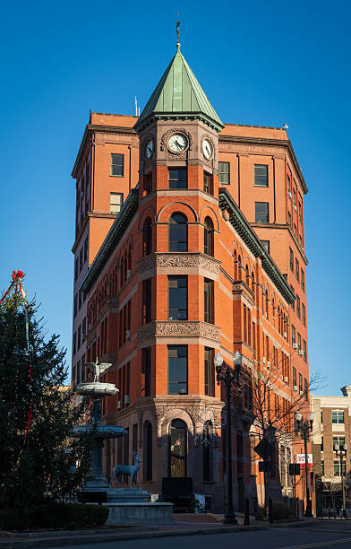 istock Flat Iron Building in Warren PA 2212696829