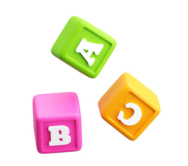 istock Colorful Cartoon Alphabet Blocks  A B C Letters 2212698577