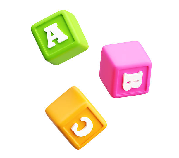 istock Alphabet Letter Cubes A B C  3D Educational Icons 2212698583