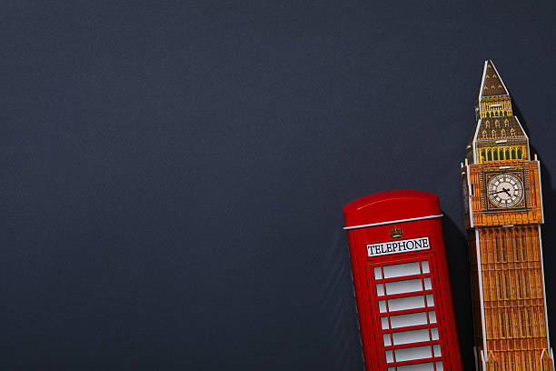 istock Big Ben and phone booth, concept of learning English. 2212700913