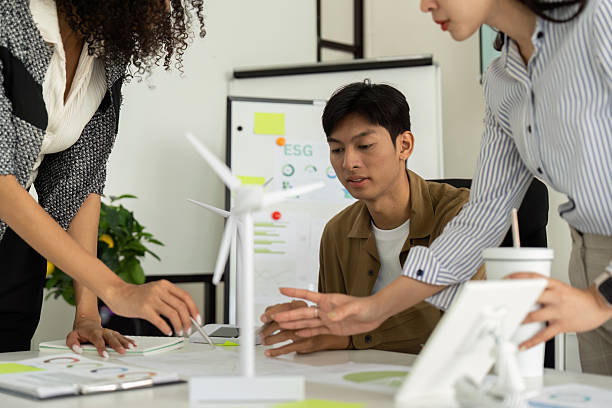 istock Sustainability brainstorming session focused on ESG strategies 2212701348