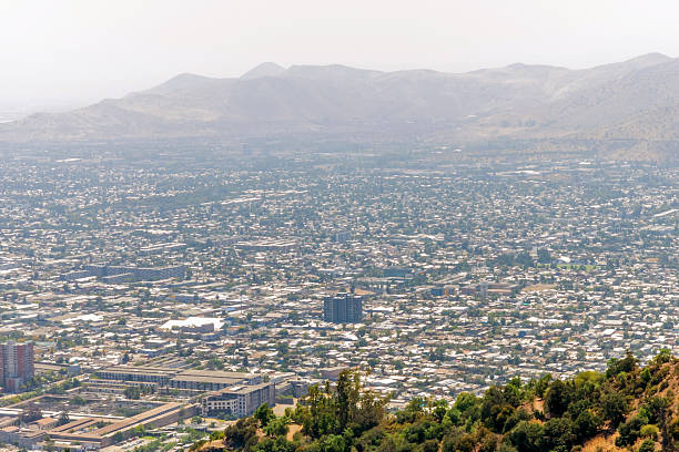 istock Expansive Cityscape View of Santiago Chile 2212705526