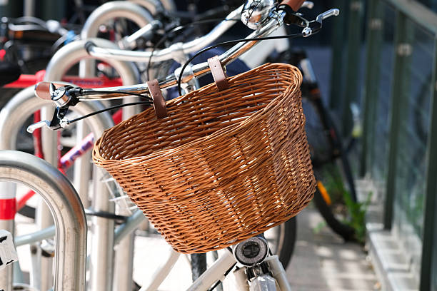 istock Basket of a bike 2212705553