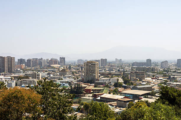 istock Urban Landscape and Hazy Mountains Santiago Chile 2212705580