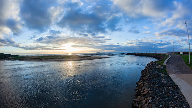 istock Umgeni River Mouth Beach Ocean Bridge Overview Landscape 2212713720