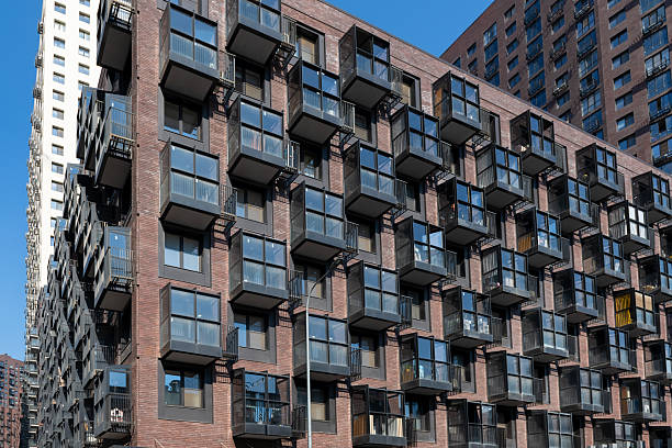 istock Windows and balconies of a multi-storey residential building 2212719959