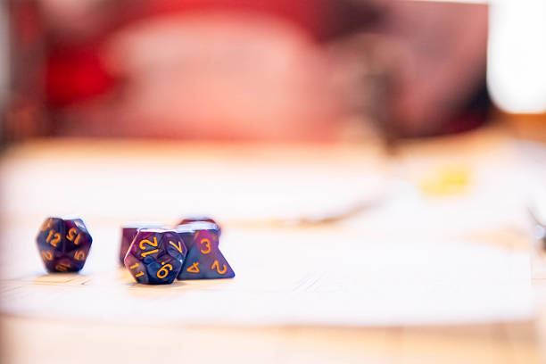 istock Colorful polyhedral dice used in tabletop role-playing games like Dungeons & Dragons. 2212720237