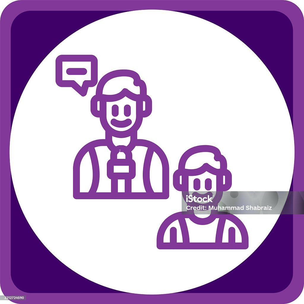Interview Corner Background Media Interview Line Circle Corner Stock Illustration - Download Image ...
