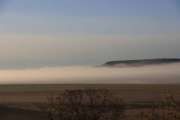 Scenery from my home in the Qu'Appelle Valley with fogy mornings, wildlife and the moon.
