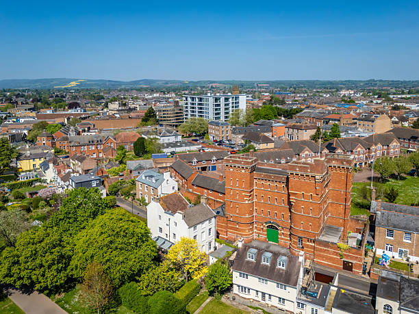 istock Mixed housing lines Vivary Park in Taunton 2212737250