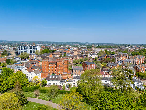 istock Mixed housing lines Vivary Park in Taunton 2212737259