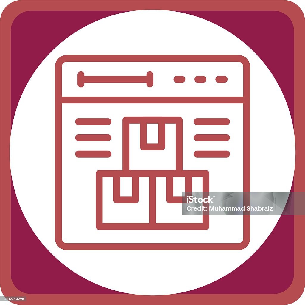 Software Module Line Circle Corner Stock Illustration - Download Image ...
