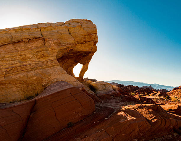 istock Fire Canyon Arch and The Eroded Sandstone Slickrock 2212752214