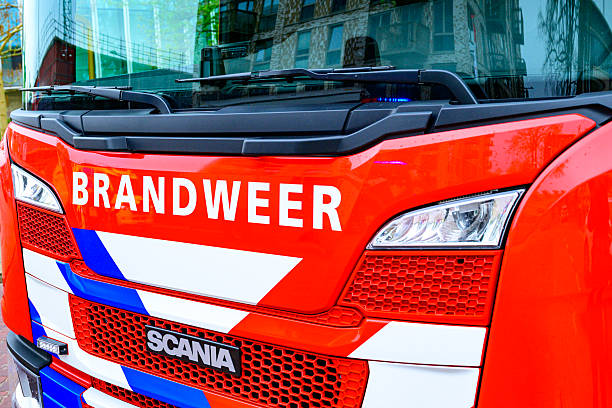 AD2FTF Fire and rescue, fire engine detail, ladder, fire engine
