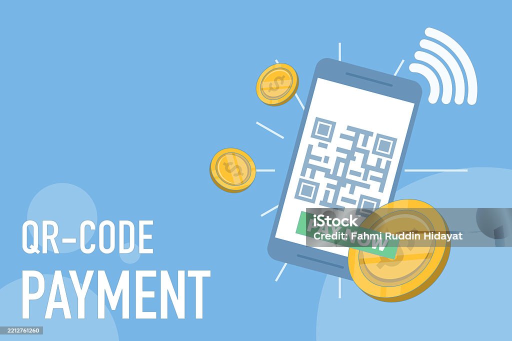 Qr Code Paymen Payment Concept Using Qr Payment System For Secure Qr Transactions ...
