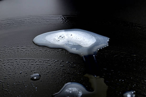 istock Shapeless soapy water in the form of a puddle 2212765478