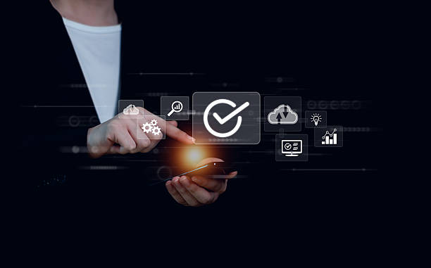istock Standards,Guarantee,  ISO certification and satisfaction, service experience, show the standards of products and services.Standardization concept. 2212770258