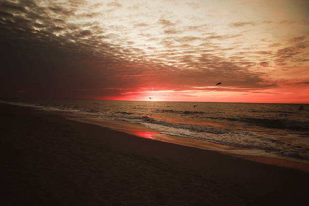 Dramatic cloud during Sunrise or Sunset