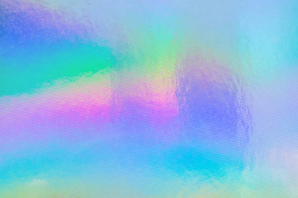 istock Holographic rainbow foil iridescent texture abstract hologram background 2212812580