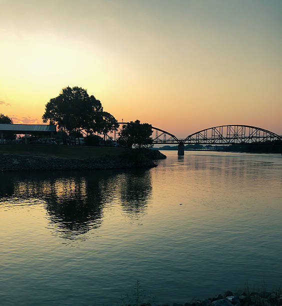 istock Summer Sunrise Over the Arkansas River 2212827995