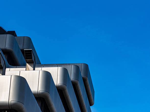istock Abstract view to metal balcony 2212834204
