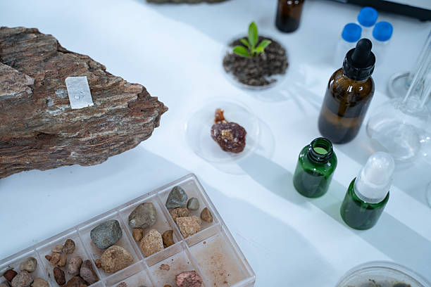 istock In the laboratory, research equipment rests on the table as scientists analyze rock samples, using advanced geology techniques to make groundbreaking discoveries in science. 2212837158