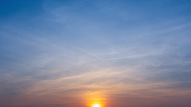 istock Sky with soft cloud on sunrise or sunset time. 2212838297