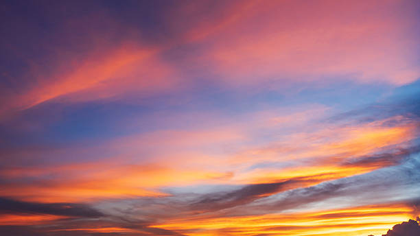 istock Beautiful colorful gradient sky after sunset, Nature background 2212838547