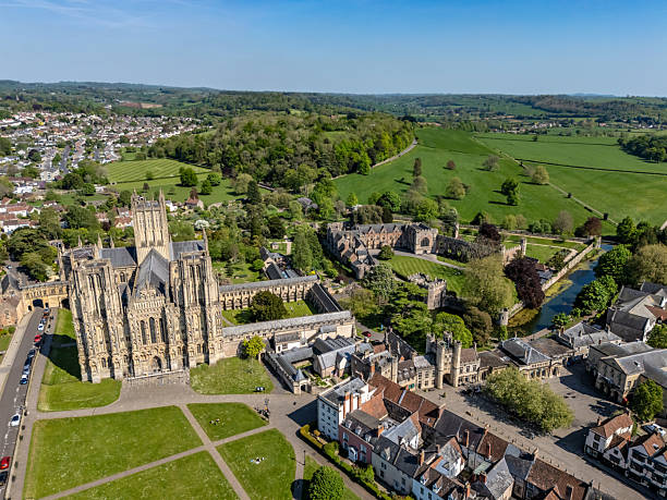istock Cathedral Green in front of Wells Cathedral 2212861055