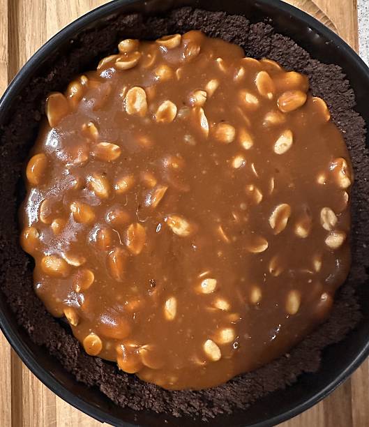 istock Peanut Caramel Tart in Chocolate Crust 2212867811