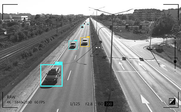 istock Traffic monitoring by AI, security system 2212871358