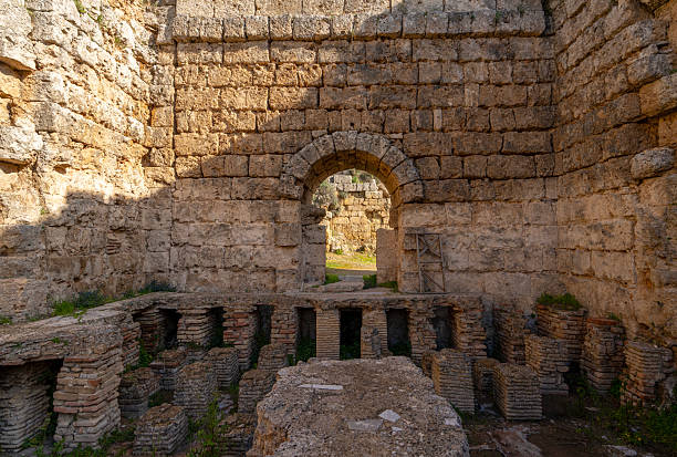 Ruins Of Ancient City Perge In Antalya