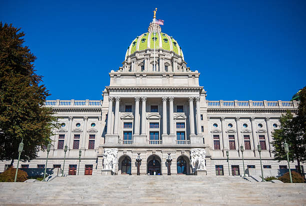 istock The Pennsylvania State Capitol Complex in Harrisburg, PA 2212882183